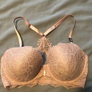 Victoria’s Secret Dream Angels Front Close Lace Demi Bra 34DD